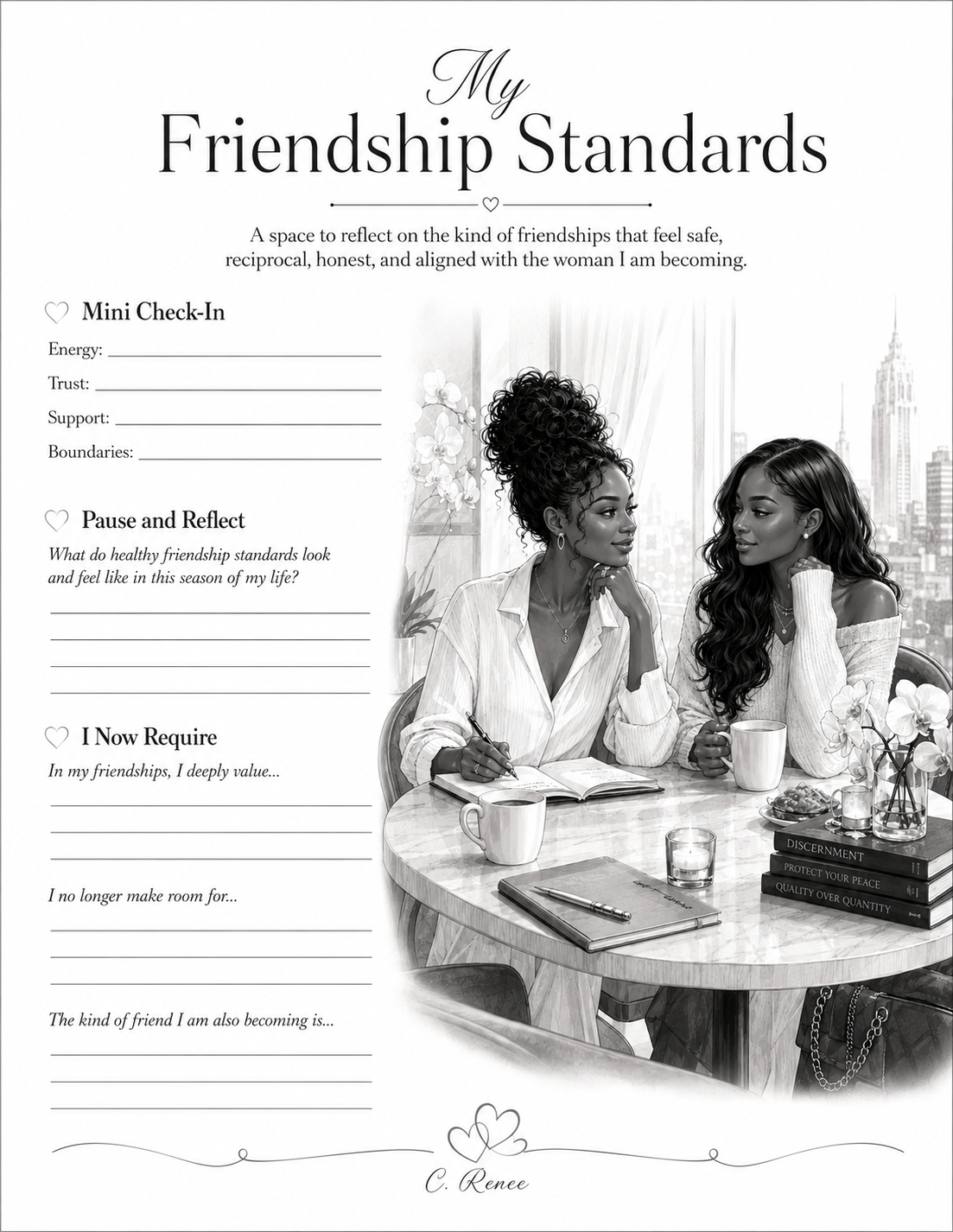 First Note Companion Journal by C. Renee